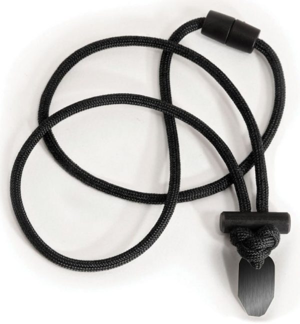 Wazoo Survival Gear Firecraft Necklace Black - Multi-Tool Pendant