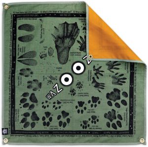 Wazoo Survival Gear Tracking Ground Cloth - Canvas 21 Inch