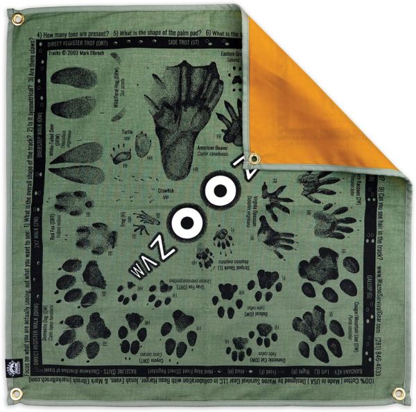 Wazoo Survival Gear Tracking Ground Cloth - Canvas 21 Inch