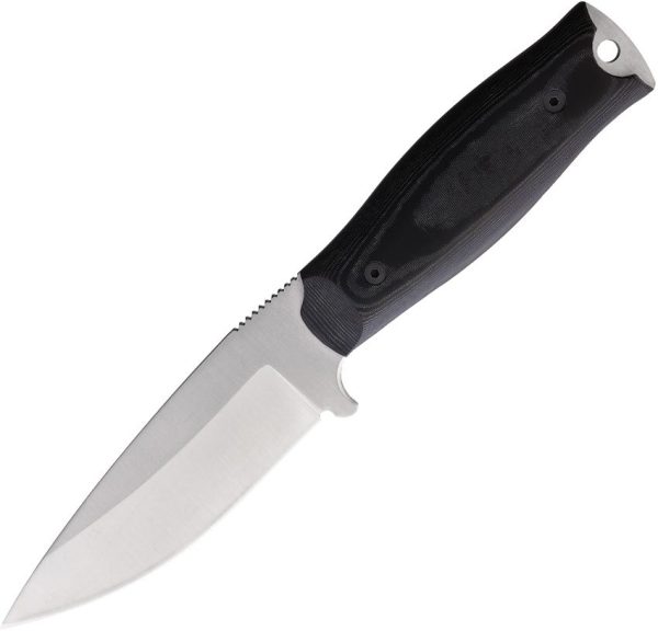 WildSteer Kastor Fixed Blade - 3.75in Micarta Black Handle