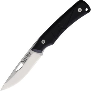 WildSteer K-NIF Slip Joint Folding Knife - Black Rubber