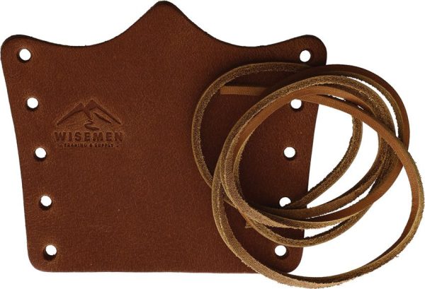 Wisemen Trading Axe Overstrike Guard Brown Leather