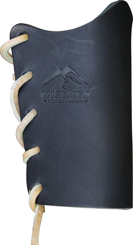 WST4237 Wisemen Trading Axe Overstrike Guard Black Leather