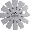 WST4239 Wisemen Trading 2.75" Bevel Gauge Stainless Steel 12 Angles