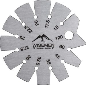 Wisemen Trading Bevel Gauge 12-Angle Stainless Steel