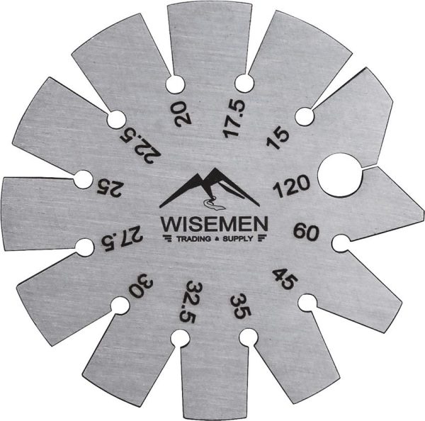 Wisemen Trading Bevel Gauge 12-Angle Stainless Steel