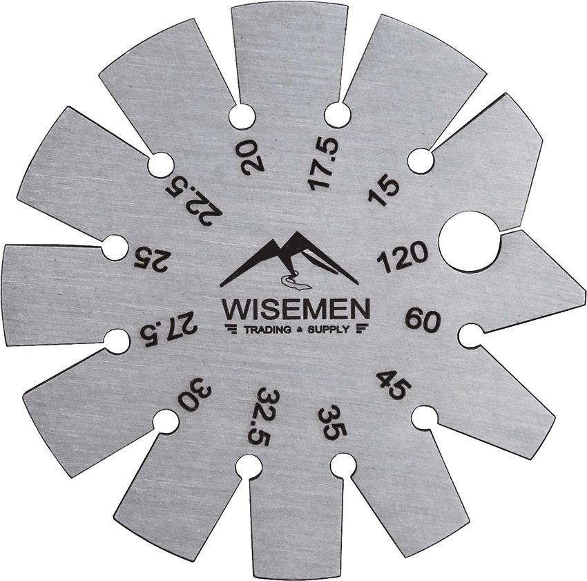 Wisemen Trading 2.75" Bevel Gauge Stainless Steel 12 Angles