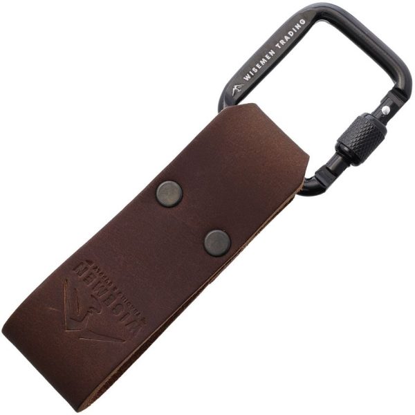 WST4329 Wisemen Trading Dangler Loop Dark Brown Leather Belt Attachment