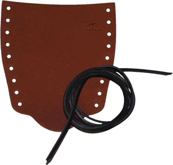 Wisemen Trading Large Axe Overstrike Guard Brown Leather