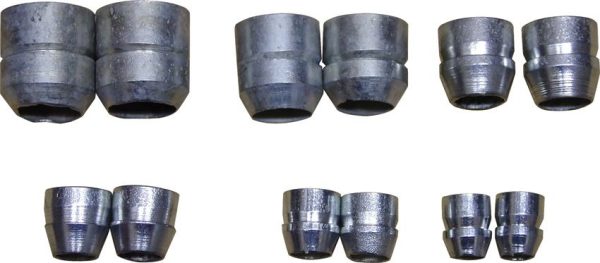 Wisemen Trading Round Steel Axe Handle Wedges 12-Pack