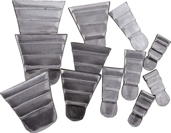 Wisemen Trading Flat Steel Axe Handle Wedges 12-Pack