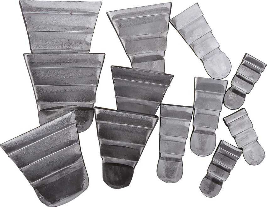 Wisemen Trading Flat Steel Axe Handle Wedges Mixed Pack 12pc