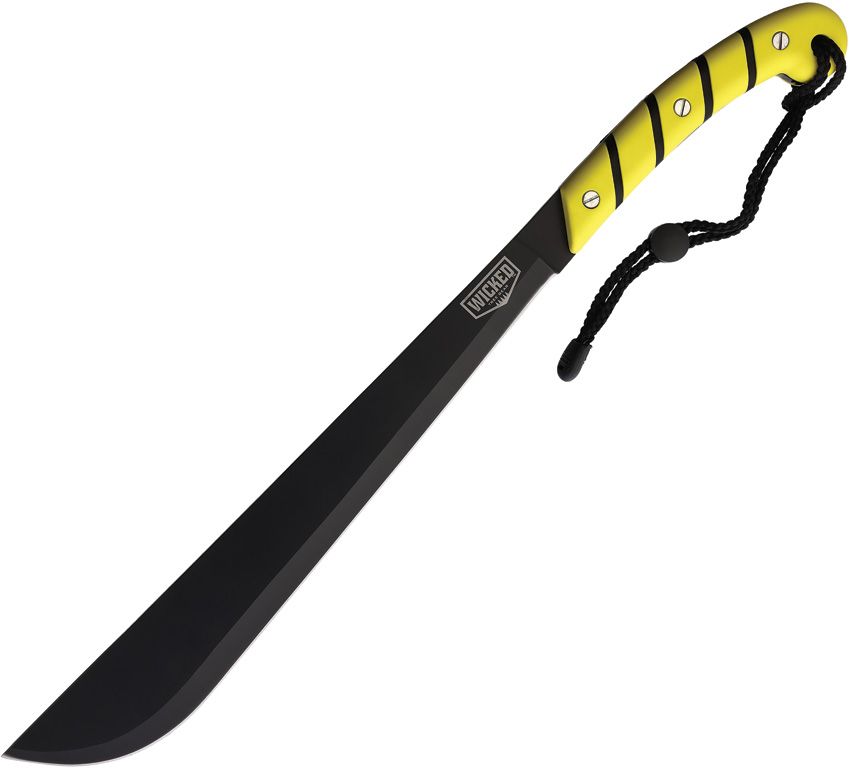 Wicked Tree Gear Wicked Machete 14" Black Steel Blade w/ Sheath
