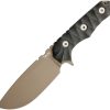 Wander Tactical Lynx Fixed Blade Knife 4.5" D2 Dark Earth