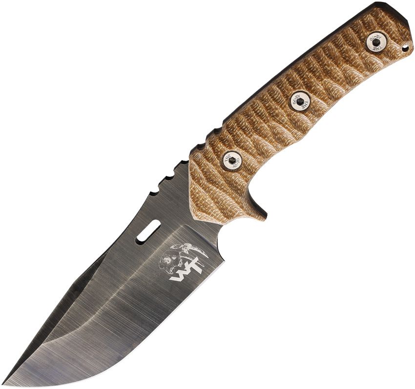 Wander Tactical HAAST Eagle 2.0 Fixed Blade Knife 5.75" D2 Dark Earth