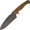 Wander Tactical Smilodon The Oath Fixed Blade Knife 7in Brown Micarta