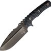 Wander Tactical Uro Tac Fixed Blade 6" D2 Black Micarta