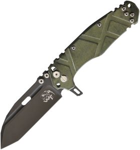 WTK16G Wander Tactical Hurricane Button Lock - Green Titanium
