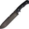 Wander Tactical Godfather Fixed Blade Knife 9.75" D2 Black Micarta w/ Sheath