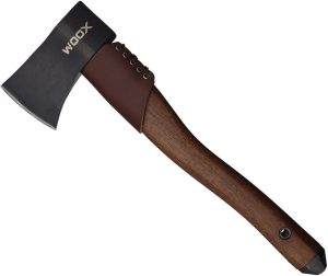 WOOX AX1 Bushcraft Axe Fixed Blade C45 Steel Hickory Handle
