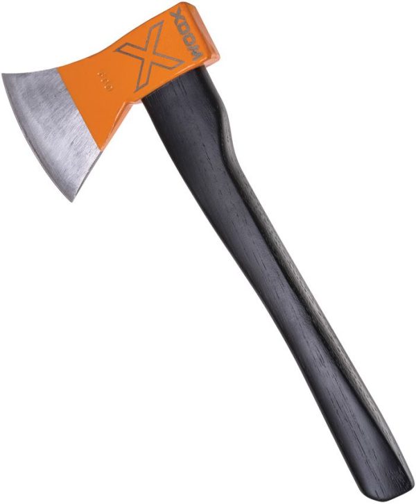 WXA04002 WOOX Thunderbird Throwing Axe Orange Carbon Steel Competition