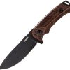 WOOX Rock 62 Fixed Blade Knife 4.25" Sleipner Walnut Handle