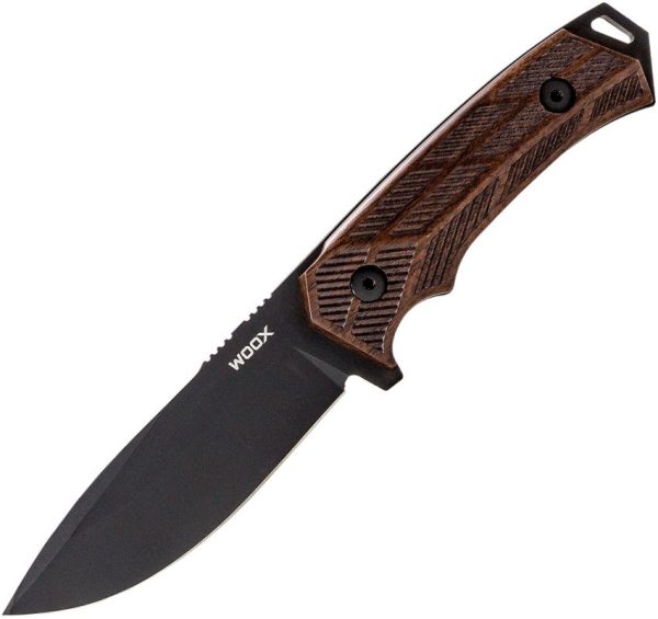 WOOX Rock 62 Fixed Blade - Sculpted Walnut Handle Sleipner