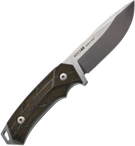 WOOX Rock 62 Sculpted Micarta Fixed Blade Sleipner Steel