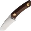 WXK03001 WOOX Bad Boy Fixed Blade Knife 2.75" Tanto Walnut Handle