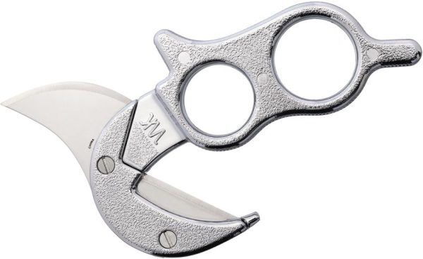 WY4 Wyoming Field Dressing Knife Silver Metal Handle