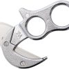 Wyoming Field Dressing Knife Stainless Blade Silver Handle w/ Sheath