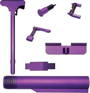 XTS AR15 Parts Kit Purple Anodized Accessories