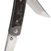 YKEMWBCFCF Yan Knives EMW Framelock Folding Knife 3" Bohler M390 Black Carbon Fiber