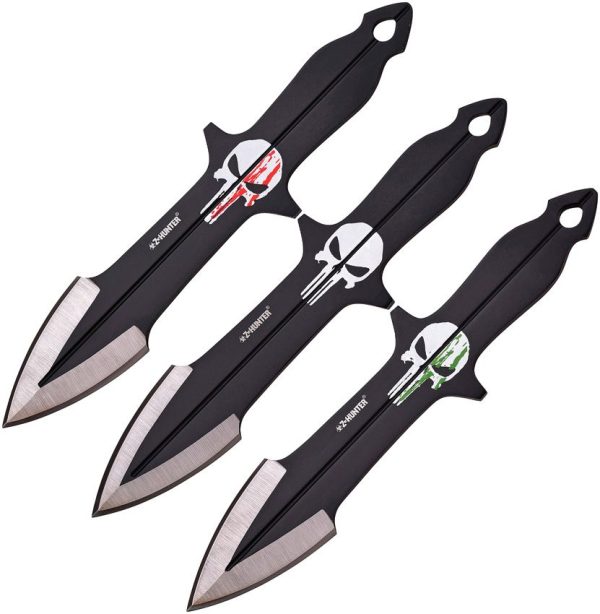 ZB0893 Z-Hunter Thrower Set - Three 8 inch Throwing Knives