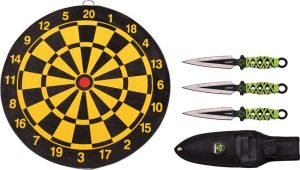 Z-Hunter Three Piece Throwing Set - 6.5 inch Biohazard