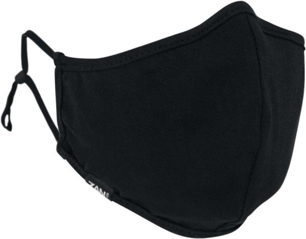 Zan Headgear Face Mask Adjustable Black Cotton