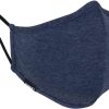 Zan Headgear Adjustable Face Mask Navy Cotton w/ PM 2.5 Filter