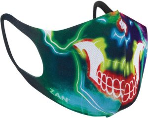 Zan Headgear Skull Face Mask Two Pack - Black