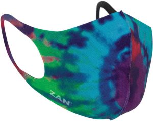 Zan Headgear Tie Dye Face Mask Two Pack - Black