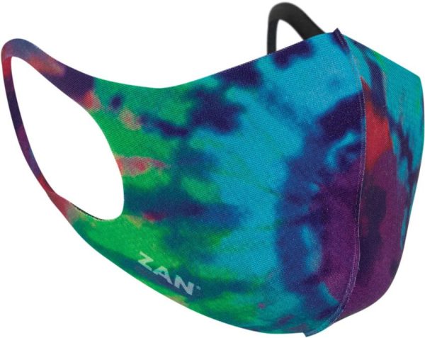ZHFMLW428 Zan Headgear Tie Dye Face Mask Two Pack - Black