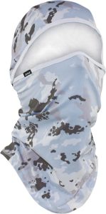 ZHWB4L198 Zan Headgear Convertible Balaclava Camo - White