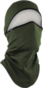 ZHWB4L200 Zan Headgear Convertible Balaclava Green - UPF 50+