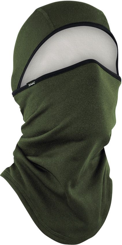 Zan Headgear Convertible Balaclava Green - UPF 50+