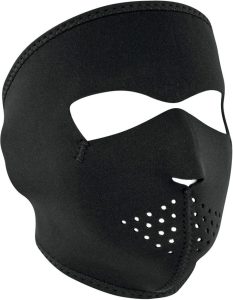 ZHWNFM114 Zan Headgear Full Face Mask Black - Neoprene