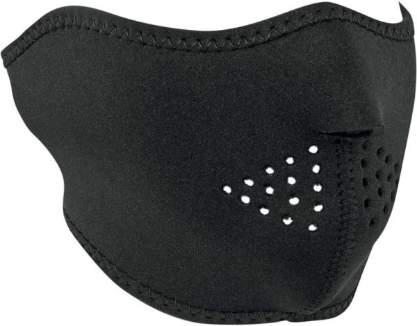 ZHWNFM114H Zan Headgear Half Face Mask Black - Neoprene