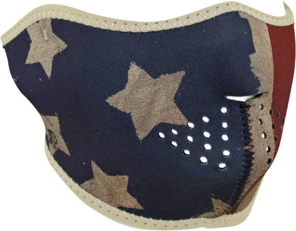 ZHWNFM408H Zan Headgear Half Face Mask Patriot - Neoprene