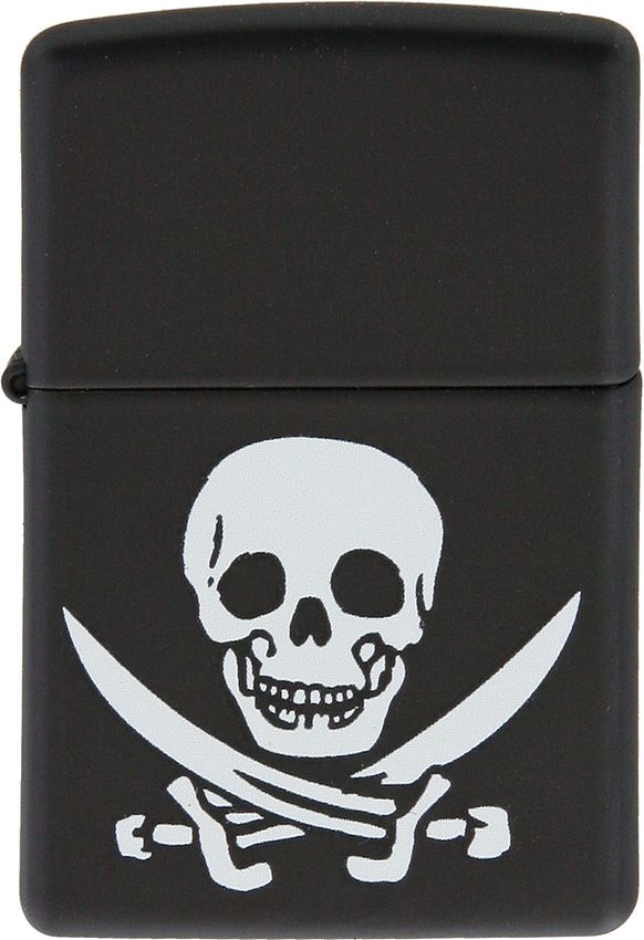ZO05911 Zippo Jolly Roger Black Matte Lighter