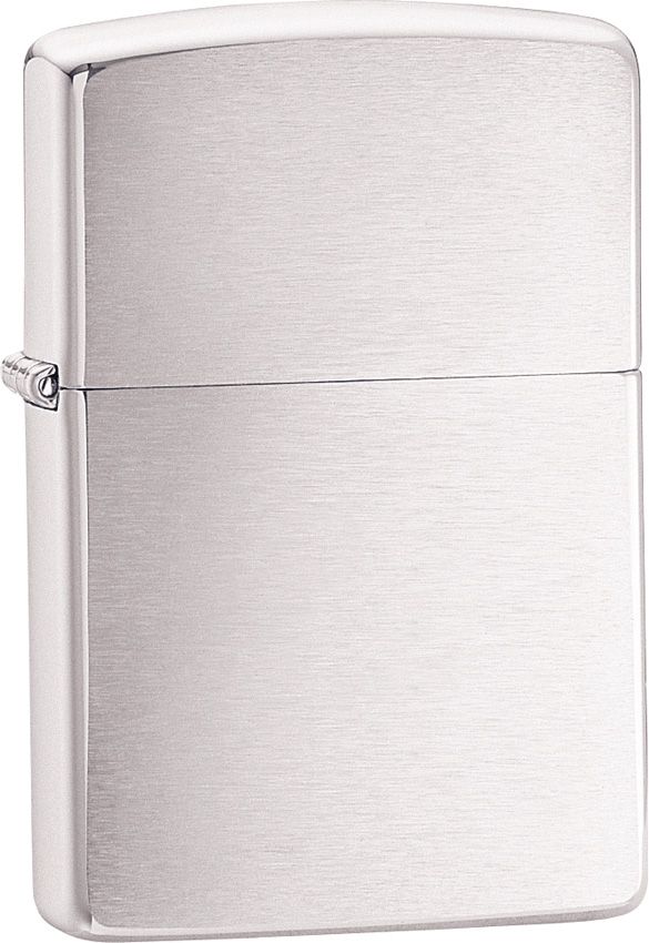 Zippo Brushed Chrome Lighter Regular