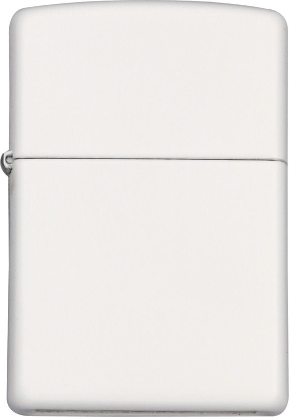 Zippo White Matte Lighter - USA Made Wind Resistant