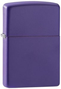 Zippo Purple Matte Lighter - Classic Zippo Design